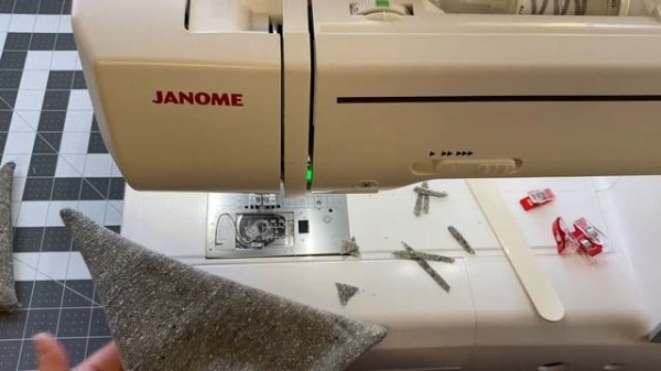 Sew a Fabric Christmas Tree - Sewing Tutorial | Janome 8200QCP Sewing Machine
