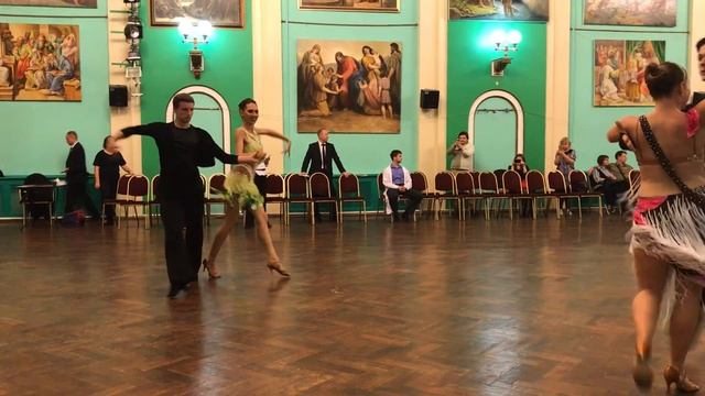Самба (Взрослые + Молодежь до D класса) 14.10.2018 Танцевальный Петербург смотреть онлайн