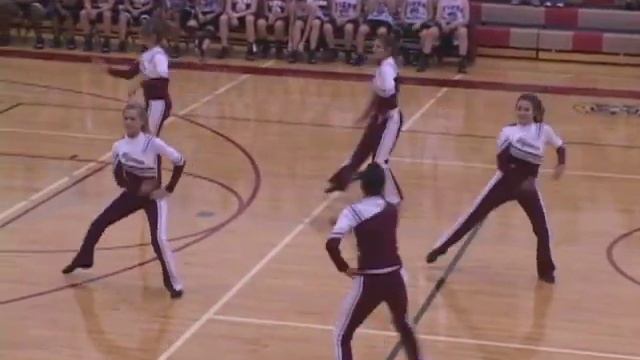 PNHS Poms - Dreamgirls Beyonce dance routine Red and white night 2007 Plainfield Illinois Il смотреть онлайн