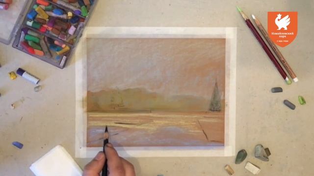 Творческий онлайн мастер-класс: набросок "Вид на Центральную площадь Измайловского парка" смотреть онлайн