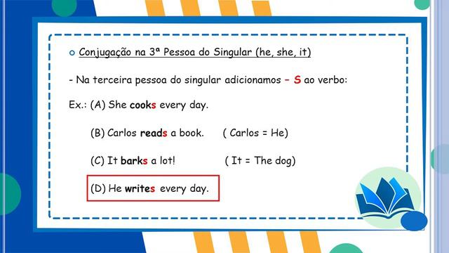 Inglês 7ºano / Aula 01 - Simple Present. смотреть онлайн