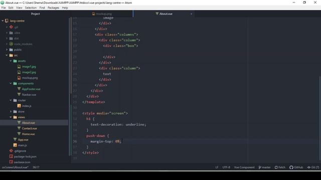 Vuejs Single Page Website - Designing The About Us Page | 10 смотреть онлайн