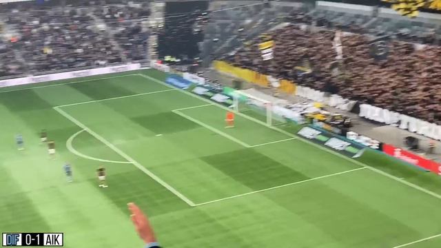 DJURGÅRDENS IF - AIK | Tifo, Pyro, Bangers, Flares, Match interruption - Tvillingderbyt vlog смотреть онлайн
