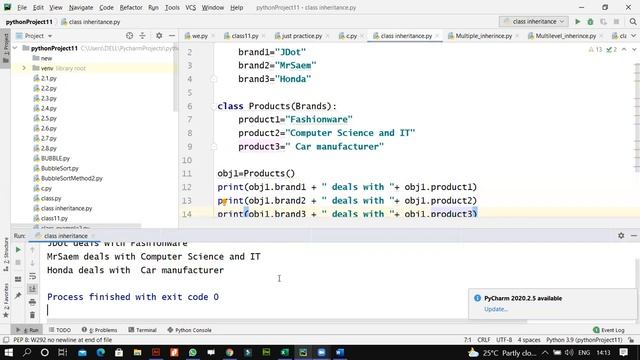 PYTHON CLASSES AND INHERITANCE IN A LEVEL CS 9618 BY MR SAEM смотреть онлайн