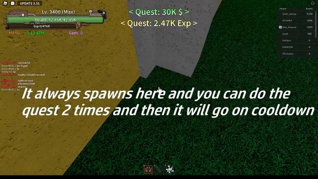 Golden Key location quest(lvl 750+) [King Legacy] [Roblox] смотреть онлайн