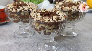 ТРАЙФЛ МОЛОЧНАЯ ДЕВОЧКА с шоколадным кремом. Вкусно как торт, только готовить проще и быстрее