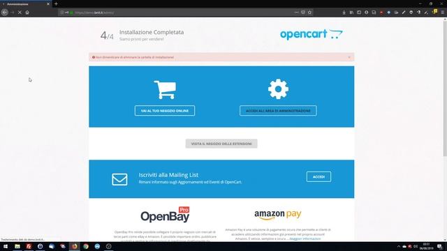 installazione di opencart 3 in italiano (3.0.3.8) смотреть онлайн