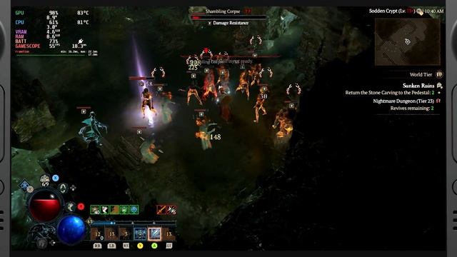 Diablo 4 Steam Deck Dungeon Performance - Low Settings with Comments смотреть онлайн