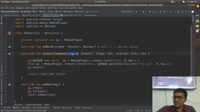 How to use Services and Intent Services Examples in Android смотреть онлайн