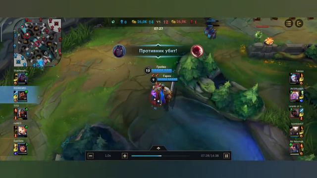 Когда начало было проиграно! LOL WILD RIFT