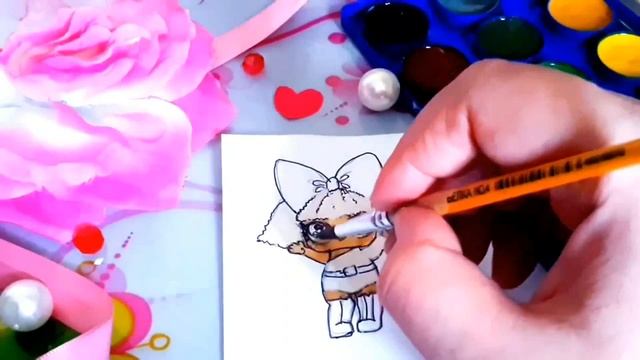 Как нарисовать куклу Лол Диву смотреть онлайн