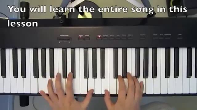 Piano Tutorial How to Play Piano Hallelujah from Shrek Lesson 5 YouTube смотреть онлайн