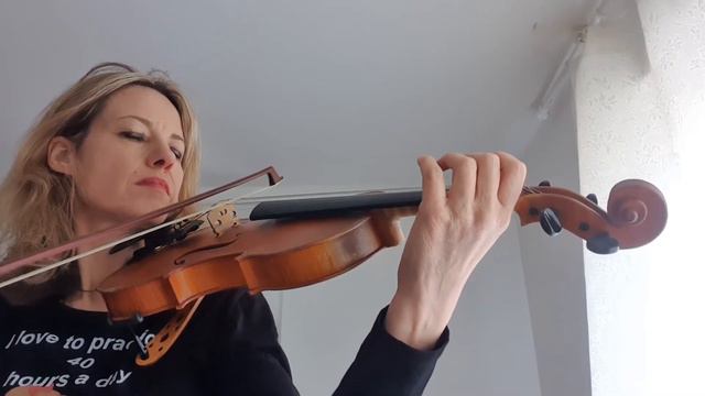Trinity ABRSM Violin Grade 2  Exam Scale D Minor. One Octave. Long Tonic.