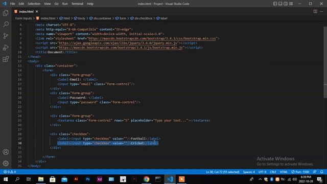 bootstrap form inputs | bootstrap form inputs example | part 27 смотреть онлайн