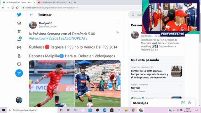 PES 2021 DLC 5.0 CONFIRMADO CAMPEONATO 🇨🇱CHILENO 2021 ACTUALIZADO смотреть онлайн