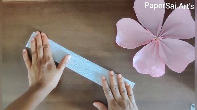 Flores de papel crêpe,How to make Giant Crepe paper flowers for home decor DIY@ PaperSai Art's смотреть онлайн