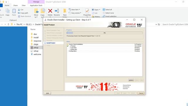 Oracle 11g installation смотреть онлайн