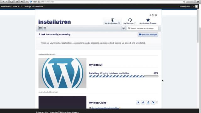 Install WordPress - Create OU Domain Tutorial смотреть онлайн