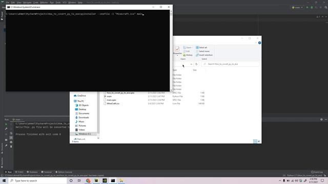 How to convert .py to .exe ? Very Easy! смотреть онлайн