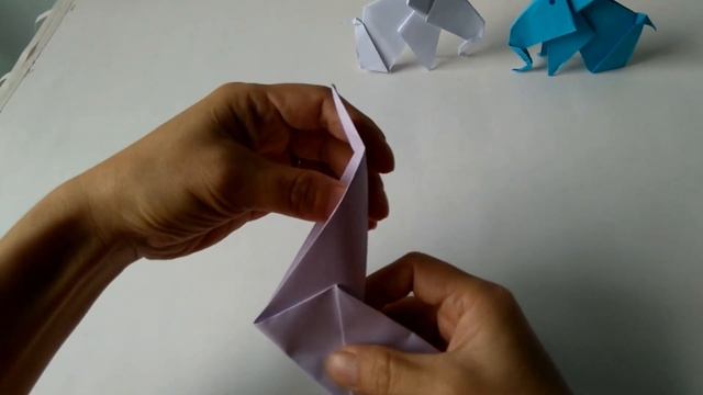Origami Animals - How To Make An Origami Elephant Step-by-step