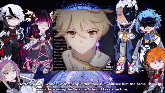 Fatui Harbingers React to Traveler || Male MC Aether || Genshin Impact || Made by Yuk!ra смотреть онлайн