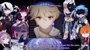 Fatui Harbingers React to Traveler || Male MC Aether || Genshin Impact || Made by Yuk!ra