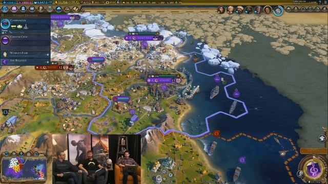 Civilization VI: Gathering Storm - Phoenicia Gameplay Premiere (Dev Livestream) смотреть онлайн