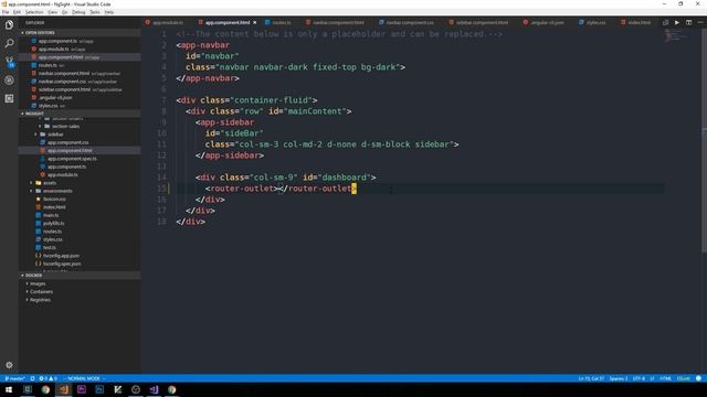 ASP.NET Core + Angular Dashboard | 04 | Routing смотреть онлайн