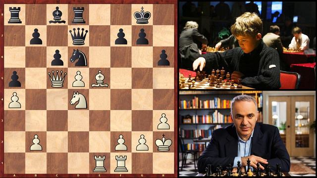 Magnus Carlsen Vs Garry Kasparov (Part 1) - When Magnus Carlsen Was 13 Years Old