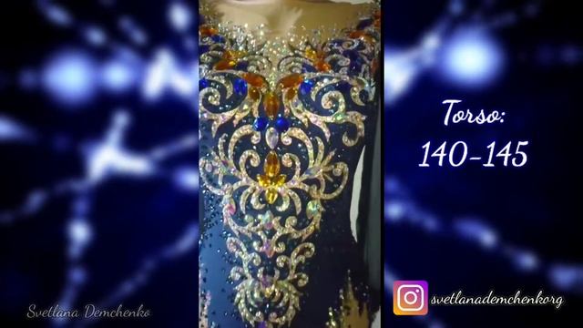 New LEOTARD for RG/Купальник для художественной гимнастики/LEOTARD for sale|Torso 140-145 смотреть онлайн