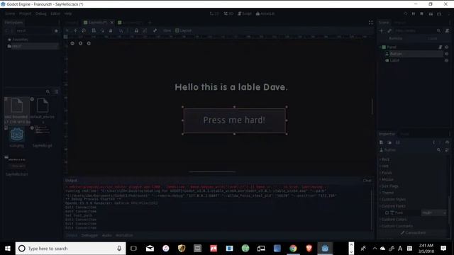 Godot 3 GD Script for Beginners Day 4.5 How to change fonts, size, and color смотреть онлайн