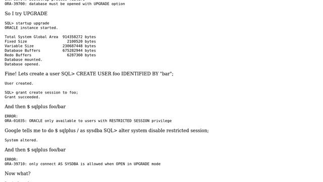 Databases: How to solve ORA-39710 problem? смотреть онлайн