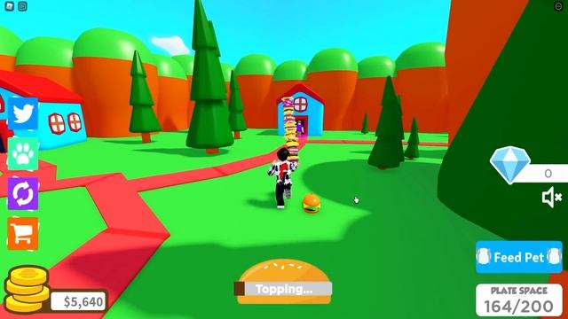 J'ai construit le PLUS GRAND BURGER POSSIBLE ! - Roblox Burger Simulator смотреть онлайн