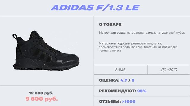 ЛУЧШИЕ КРОССОВКИ И БОТИНКИ НА ЗИМУ 2021/2022 ОТ ADIDAS смотреть онлайн