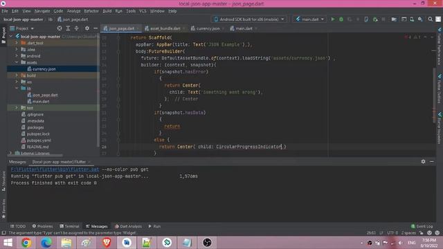 Read JSON file in Flutter App(Arabic)- قراءة ملف في تطبيق فلاتر JSON смотреть онлайн