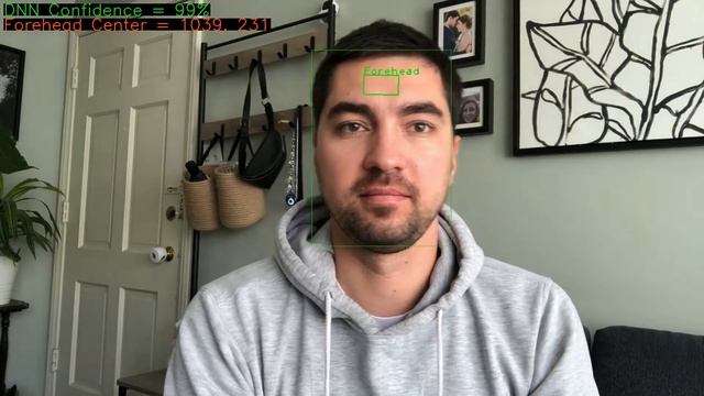 Forehead Tracking with Python ( OpenCV DNN and Dlib) смотреть онлайн