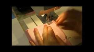 Стачной шов в заутюжку