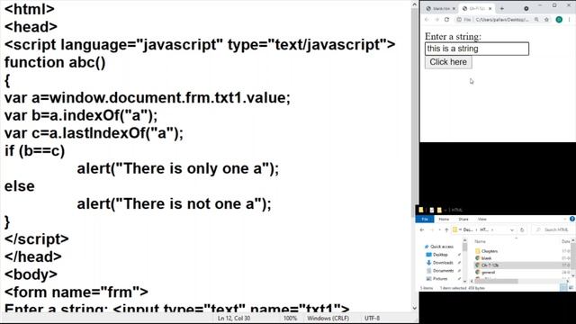 Learn Javascript: Working with String object - 1 a : indexOf() + lastIndexOf() смотреть онлайн