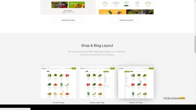 Organix - Organic Food WooCommerce WordPress Theme digital clean Build Website смотреть онлайн