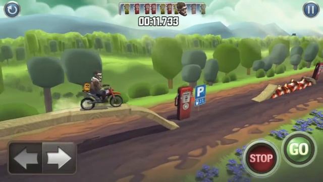 Bike Baron Walkthrough - Popcornia I - Easy - HD Walkthrough смотреть онлайн