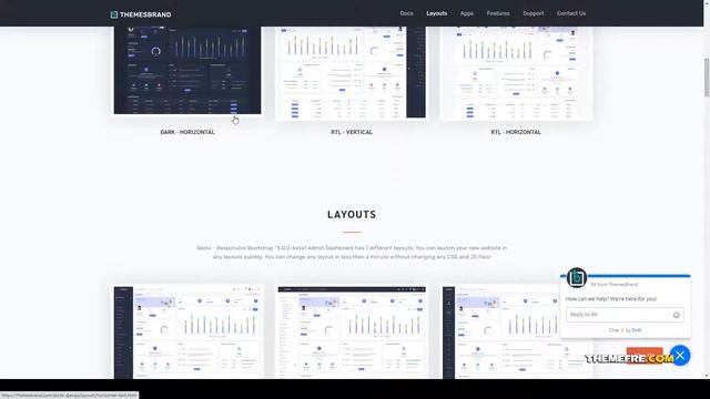 Skote - HTML and Django Admin Dashboard Template django bootstrap Rin смотреть онлайн