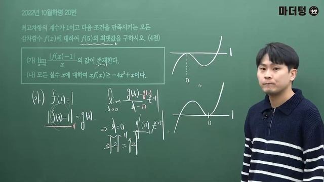 마더텅 | 수학2 | 2022년 10월학평 20번 (해설 : 우수종 선생님)