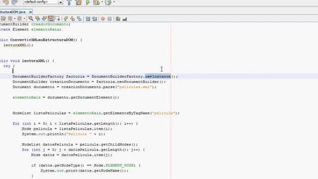 leer archivo XML con DOM смотреть онлайн