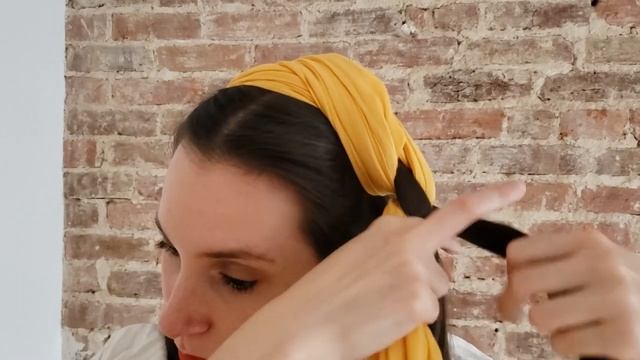 Frida Kahlo Inspired Scarf Braids Hair Tutorial