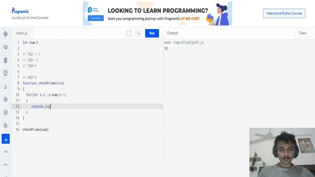 Check number is Prime or not in Javascript | Most asked questions by interviewer #primenumber смотреть онлайн