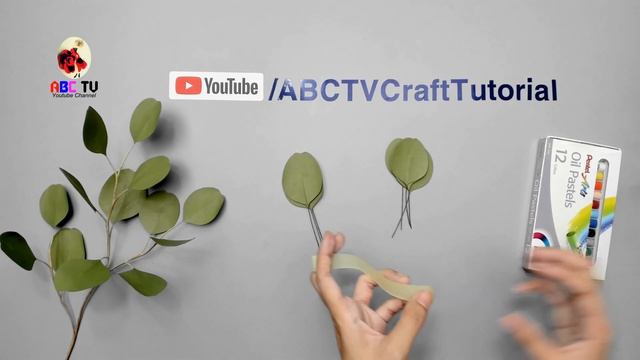 ABC TV | How To Make Silver Dollar Eucalyptus From Paper (Slowly) - Craft Tutorial смотреть онлайн