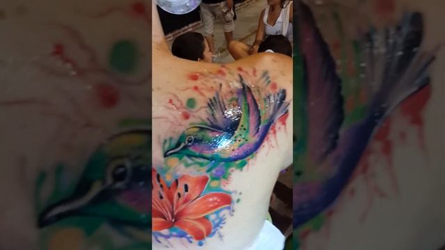 Colibri Tattoo Color -Diego Tigreros Tattoo Artist смотреть онлайн