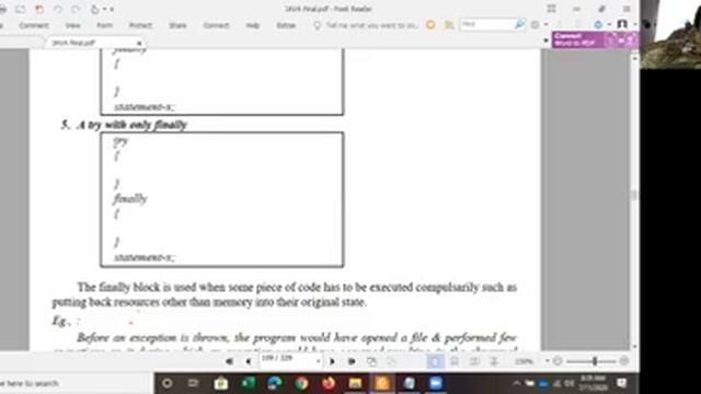 Exception handling in java смотреть онлайн