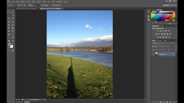 Photoshop CS6 - Content Aware Fill Tutorial смотреть онлайн