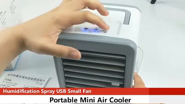 Air Conditioner Air Cooler Mini Fan Portable Airconditioner For Room Home Air Cooling Desktop Usb смотреть онлайн